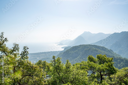 Scenic views from Ulupınar and Çıralı, the Lycian Trail, with Mount Tahtalı and the Mediterranean sea