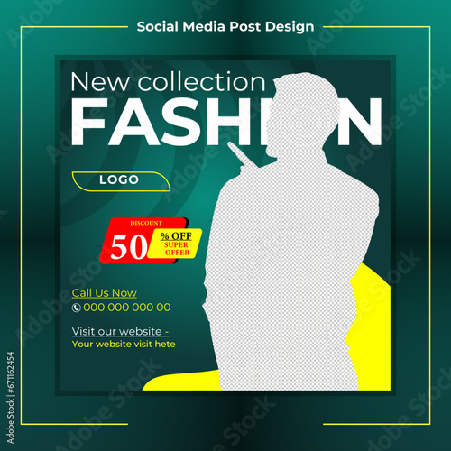 Social Media Post Design Template 
