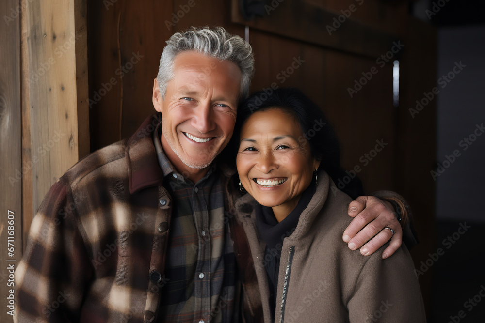 仲の良い熟年夫婦 仲の良い熟年夫婦