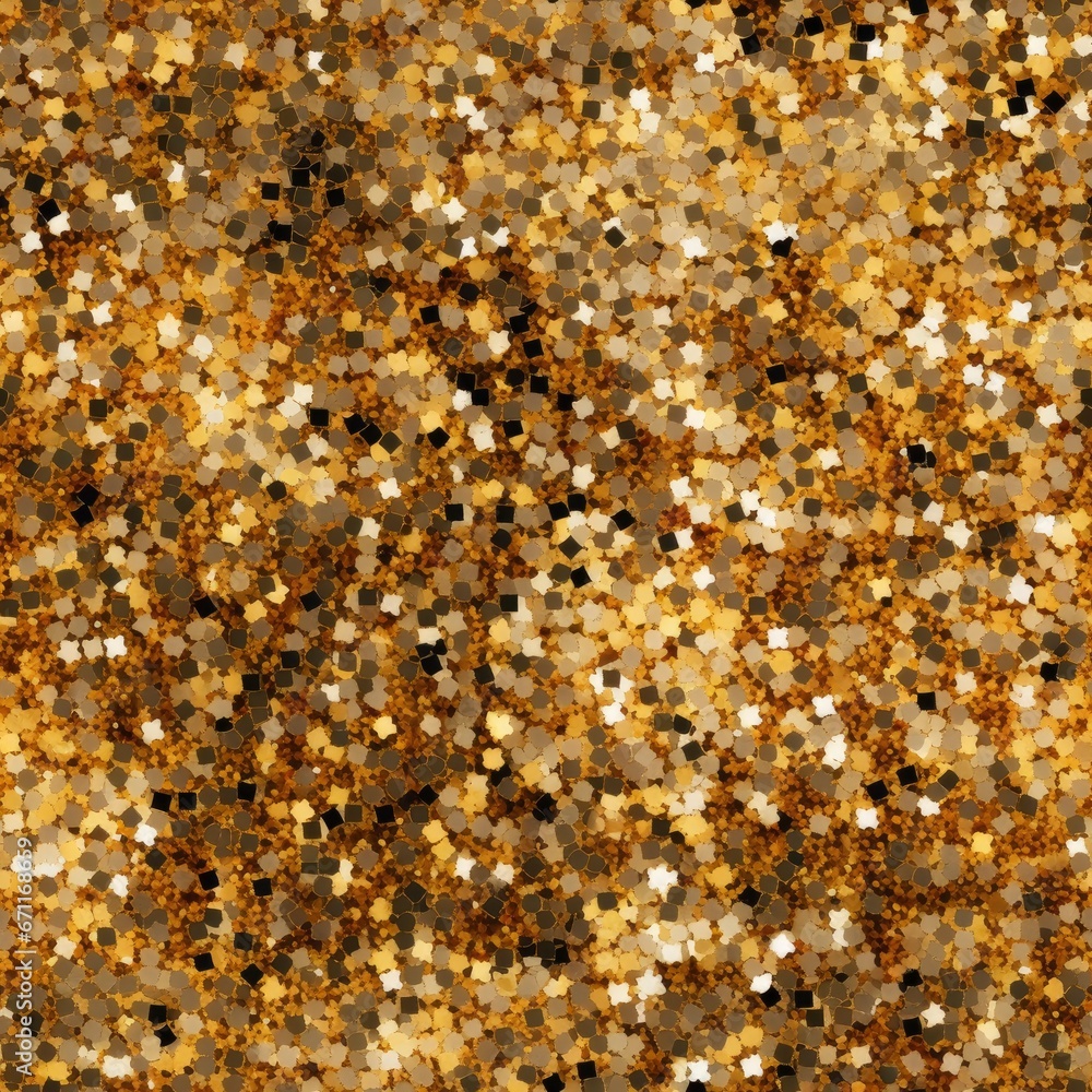 A seamless pattern of star shaped confetti glitter A seamless pattern of star shaped confetti glitter
