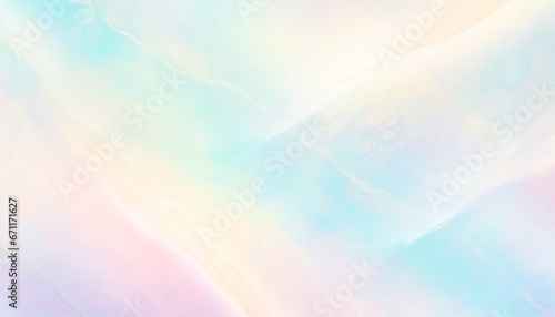 Holographic Pastel color background. Rainbow marble gradient. Iridescent foil effect texture. Dreamy background.