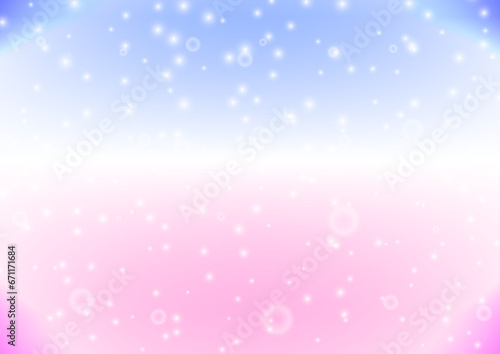 ファンシーなユニコーンカラーのキラキラ背景