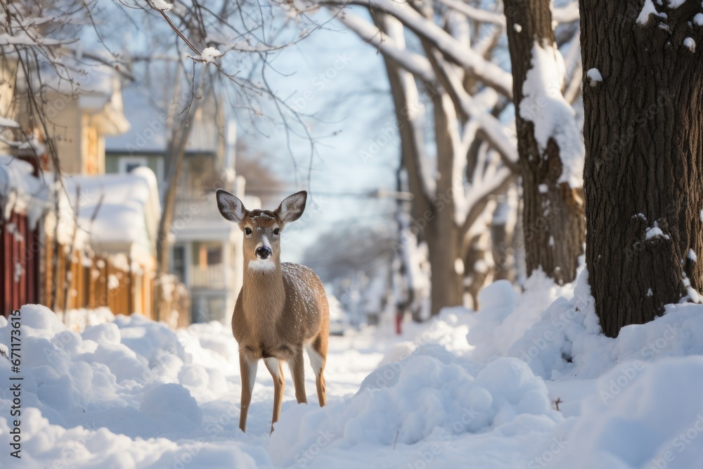 Wildlife in Winter - Generative AI Wildlife in Winter - Generative AI