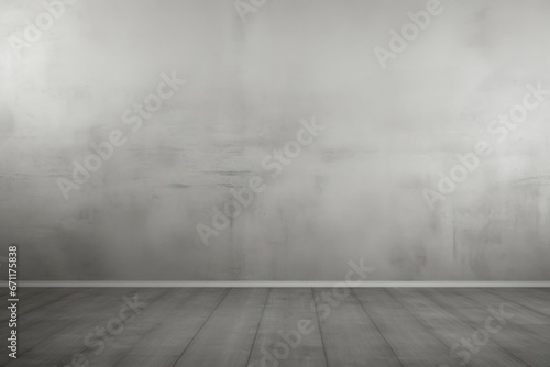 Abstract Blank Background with white and grey gradient design to white backdrop with smooth light and shadow.