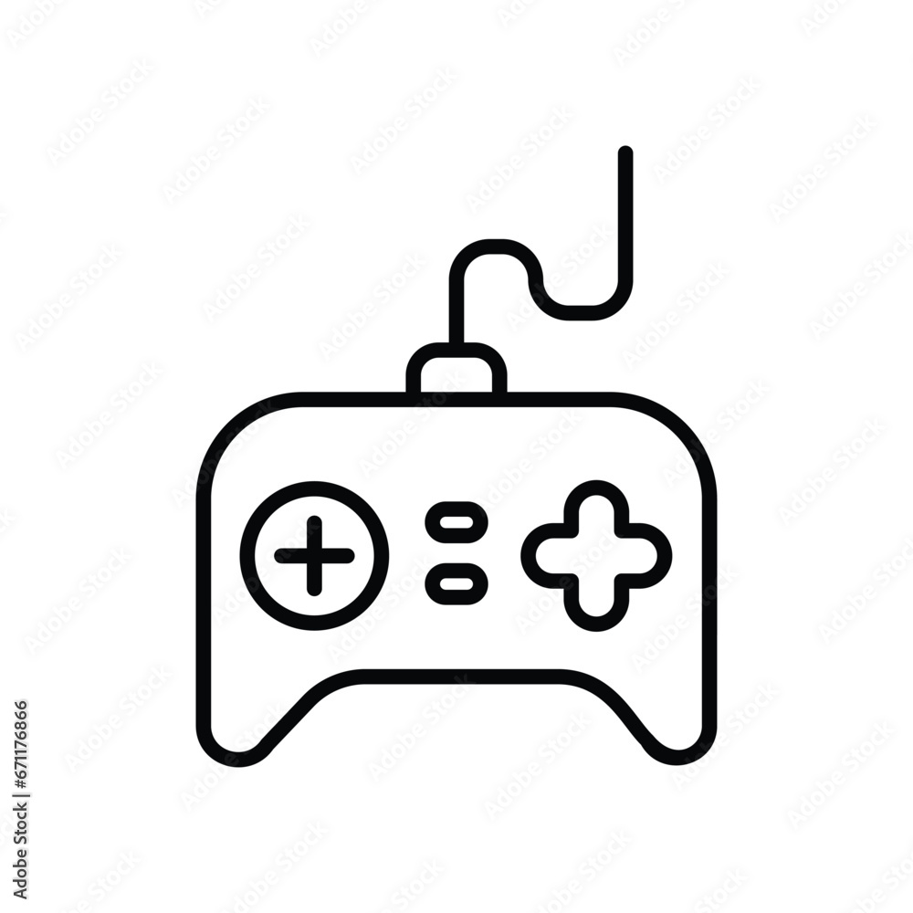 Gaming icon isolate white background vector stock illustration. Gaming icon isolate white background vector stock illustration.