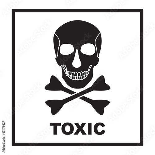 Chemical danger icon