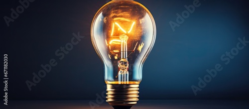 A detailed shot of a bulb made of tungsten photo