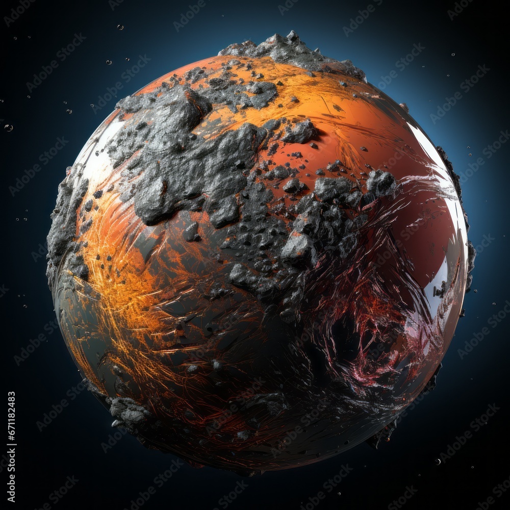 Naklejka premium power magical sphere