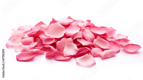 Delicate rose petals on a w...