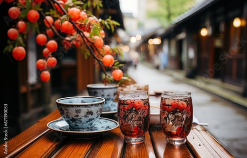 Discover the vibrant street culture of Kyoto while sipping on traditional Japanese tea or indulging in creative cocktails. Immerse yourself in the bustling atmosphere and experience the unique flavor