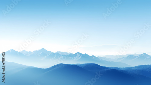 Blue Mountains Background Poster Wallpaper Web Page © jiejie