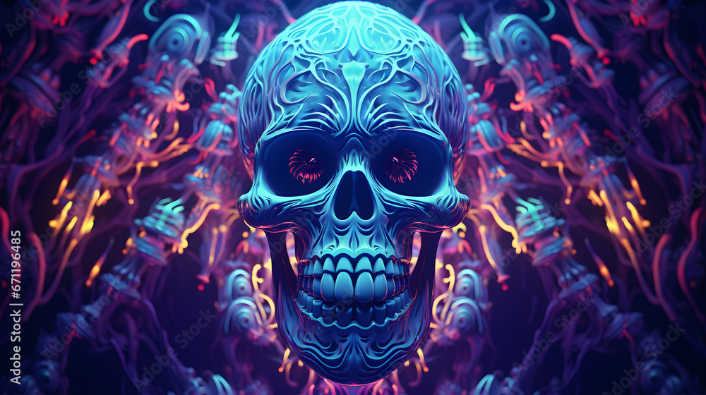 skull with a skull skull with a skull