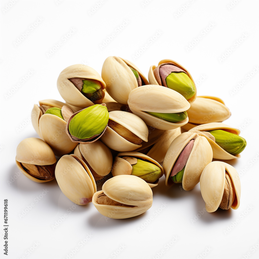 pistachio nuts isolated on white background pistachio nuts isolated on white background
