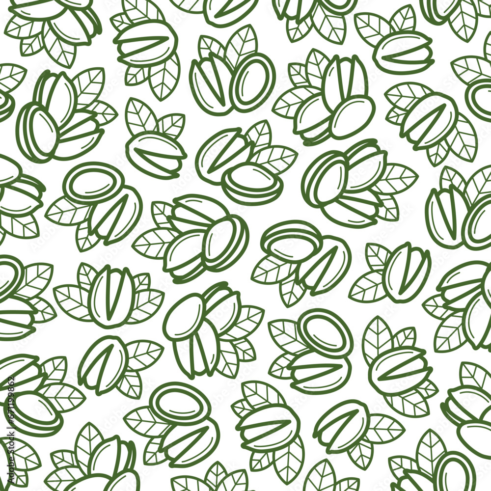 Pistachio nuts, background set. collection icon pistachio nuts. Vector Pistachio nuts, background set. collection icon pistachio nuts. Vector