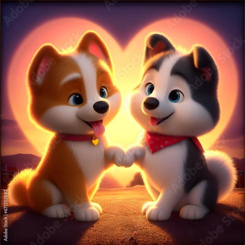 Puppy Love  Hand-in-Hand Canine Romance