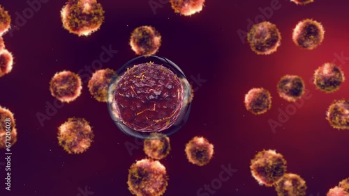 Normal cell mutating into malignant cancer cell (Carcinogenesis). Cancer metastasis is the spread of malignant cells to distant organs and tissues	