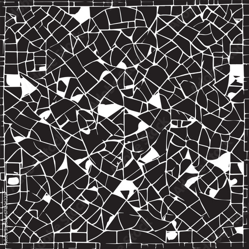 Distressed background in black and white texture with dark spots, scratches and lines. Abstract illustration
