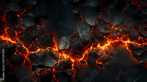 Lava burst PPT background poster wallpaper web page
