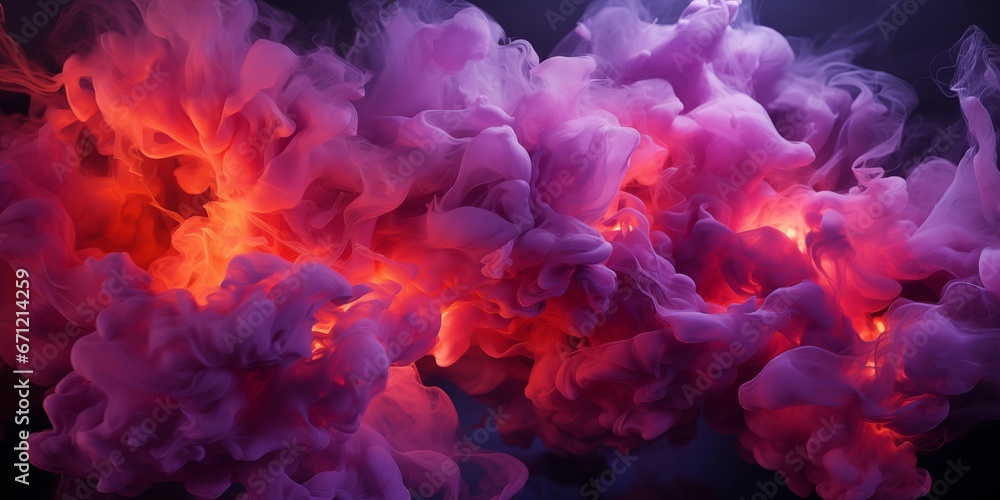 Obraz premium purple yellow abstract paint background colored ink texture, for design, website, presentation