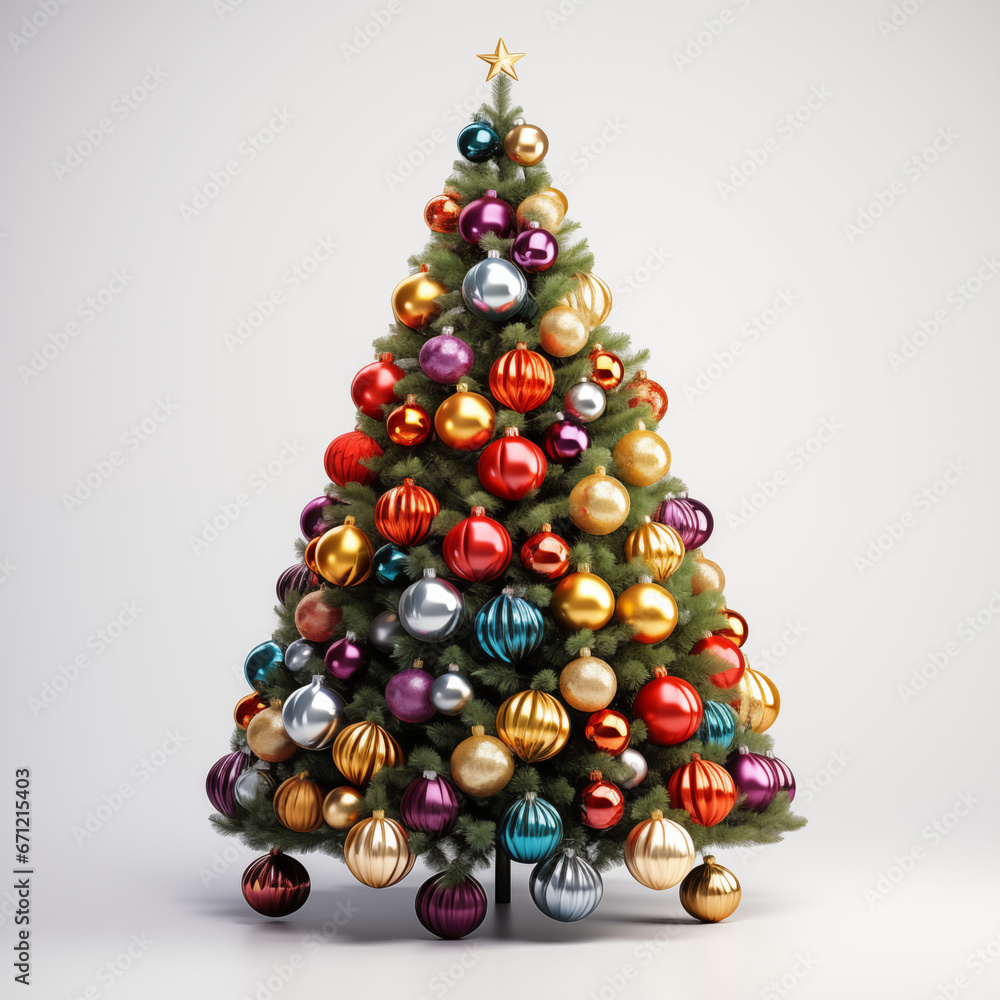A Christmas tree that shone with holiday cheer, its decorations and gifts adding a special touch to the season. A Christmas tree that shone with holiday cheer, its decorations and gifts adding a special touch to the season.