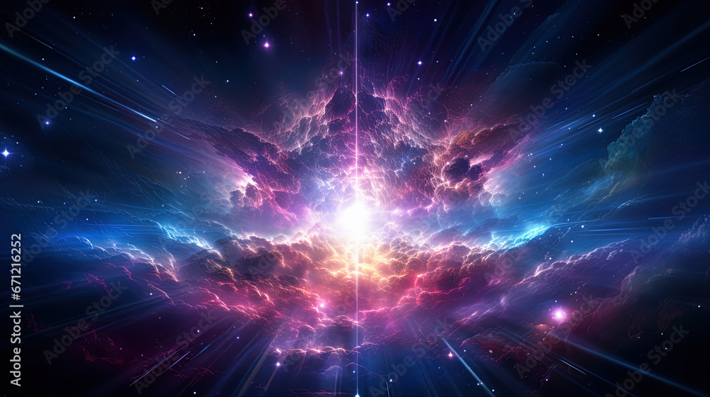 Fototapeta premium space galaxy background