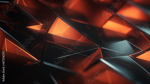 Digital, gold fire, abstract background tech