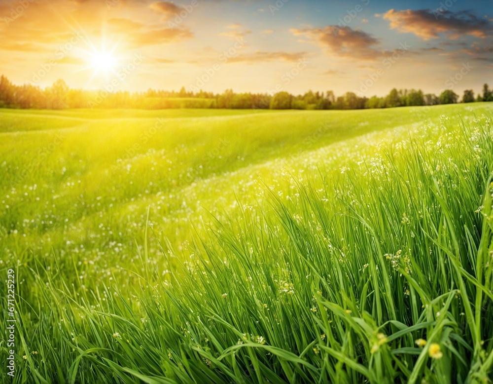 beautiful nature landscape with sun beautiful nature landscape with sun
