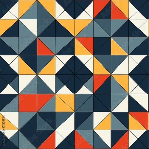 Geometric Seamless Tile Pattern