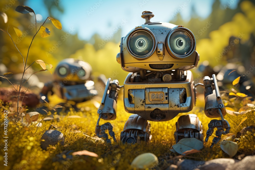 Curiosity Amongst Autumn's Golden Hues. Curiosity Amongst Autumn's Golden Hues.