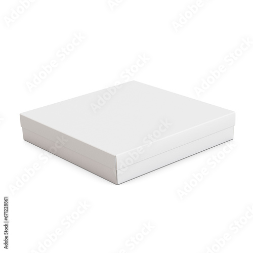 an image of a closed box isolated on a white background © Bruno