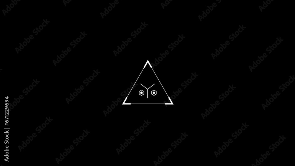 Technological HUD Icon Template - Frame HUD Element for Movies, Games, and Animation in Alpha Channel and 4K - Animated HUD Infographic Element Composed of Lines Technological HUD Icon Template - Frame HUD Element for Movies, Games, and Animation in Alpha Channel and 4K - Animated HUD Infographic Element Composed of Lines