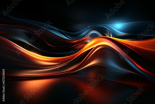 Fiery Flow of Liquid Light.
