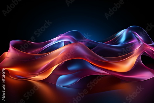 Fiery Flow of Liquid Light.