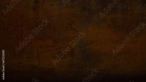 Grunge rusty orange brown metal corten steel stone wall or floor background rust texture photo