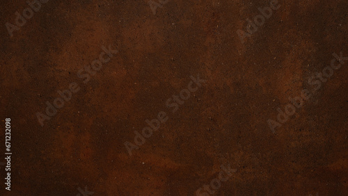 Grunge rusty orange brown metal corten steel stone concrete wall or floor background rust texture photo