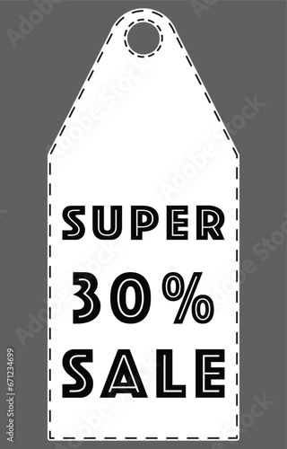 Black Friday. Linear text illustration of 