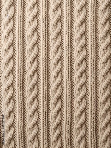 Beige textured abstract knitted background 