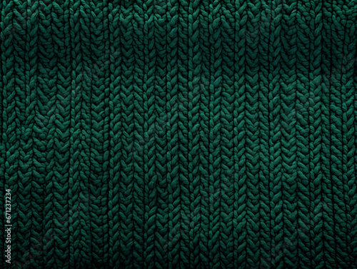 Green textured abstract knitted background 