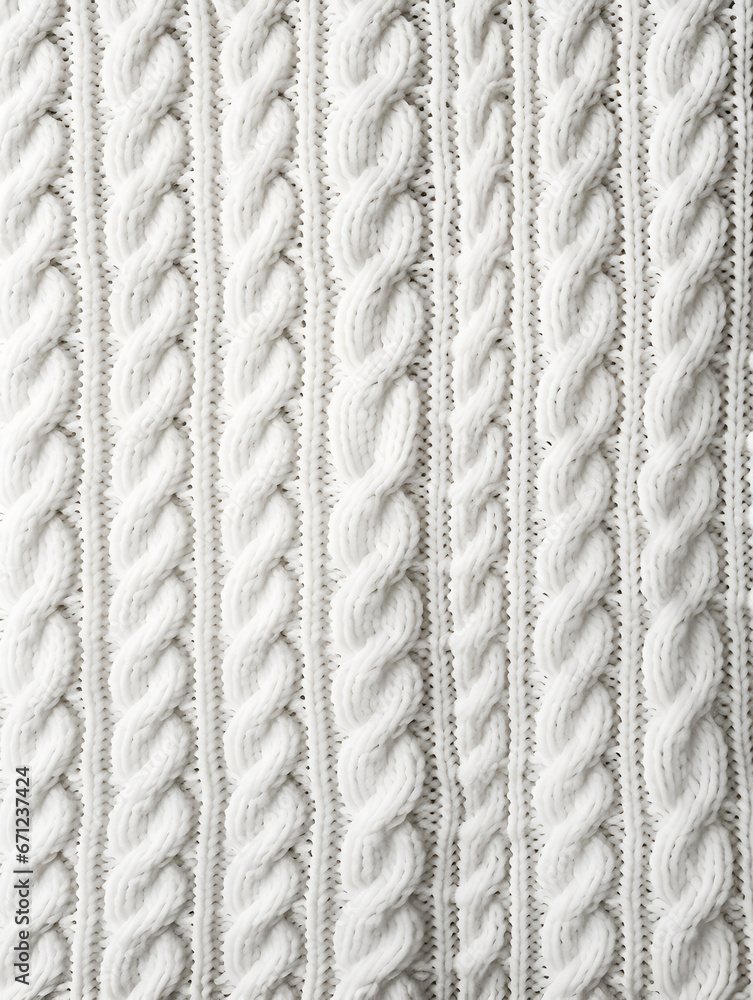 White textured abstract knitted background White textured abstract knitted background