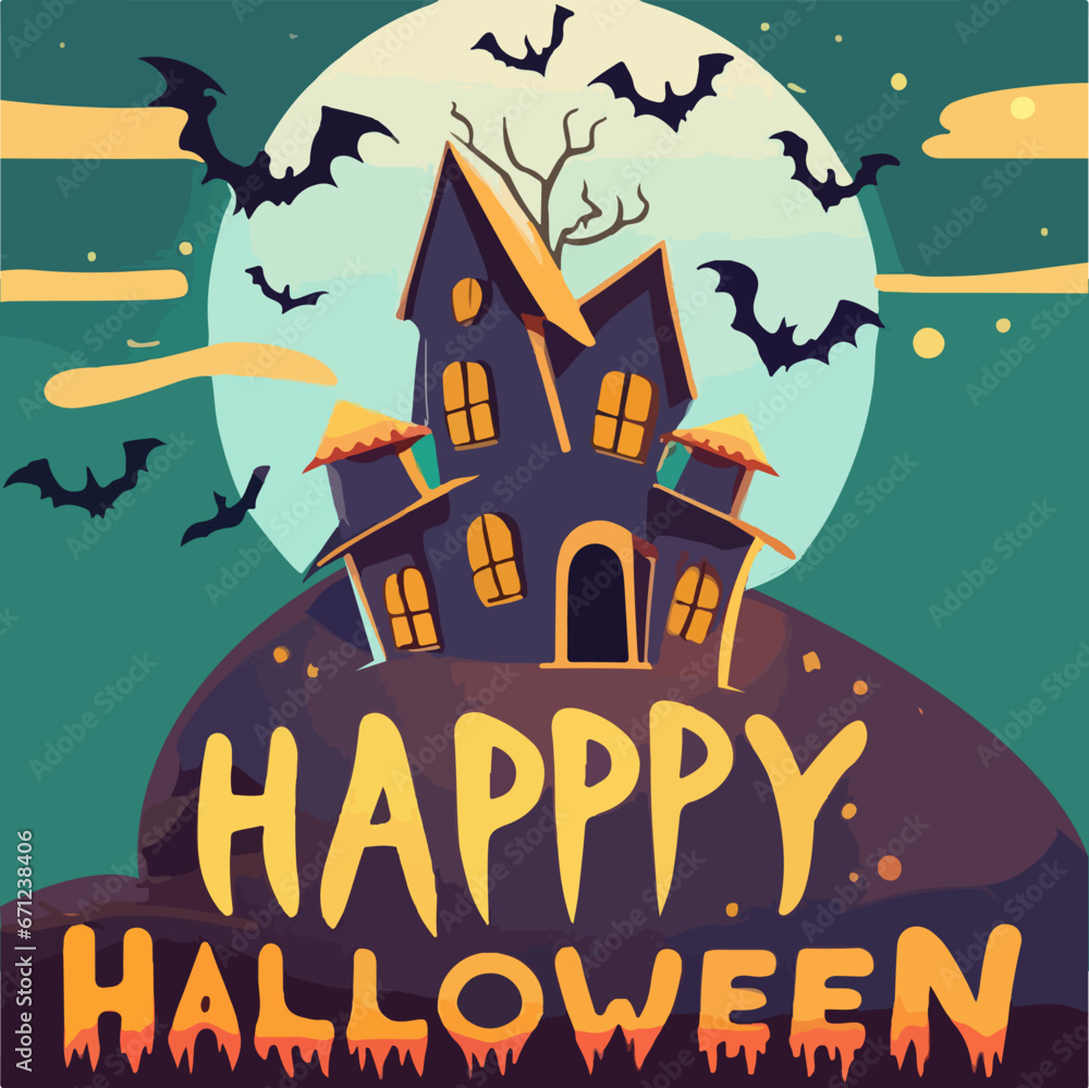 Happy Halloween Party Poster 