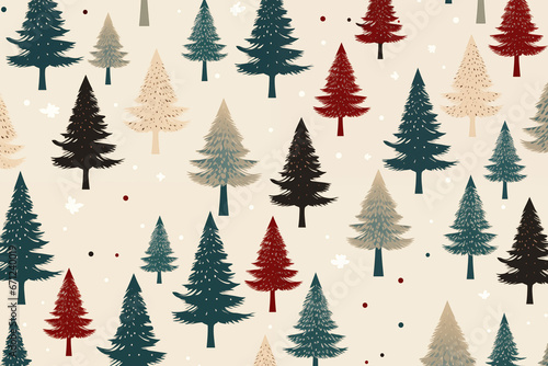 christmas trees background