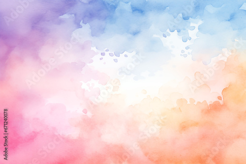 abstract colorful watercolor background