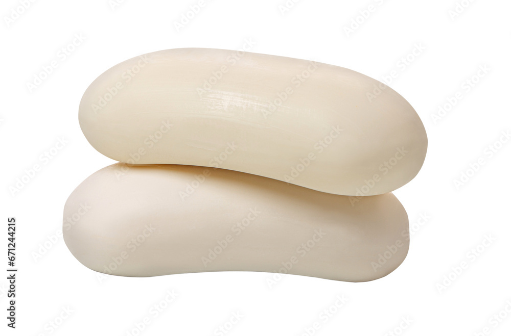 Closeup of white hygiene toilet soap Closeup of white hygiene toilet soap