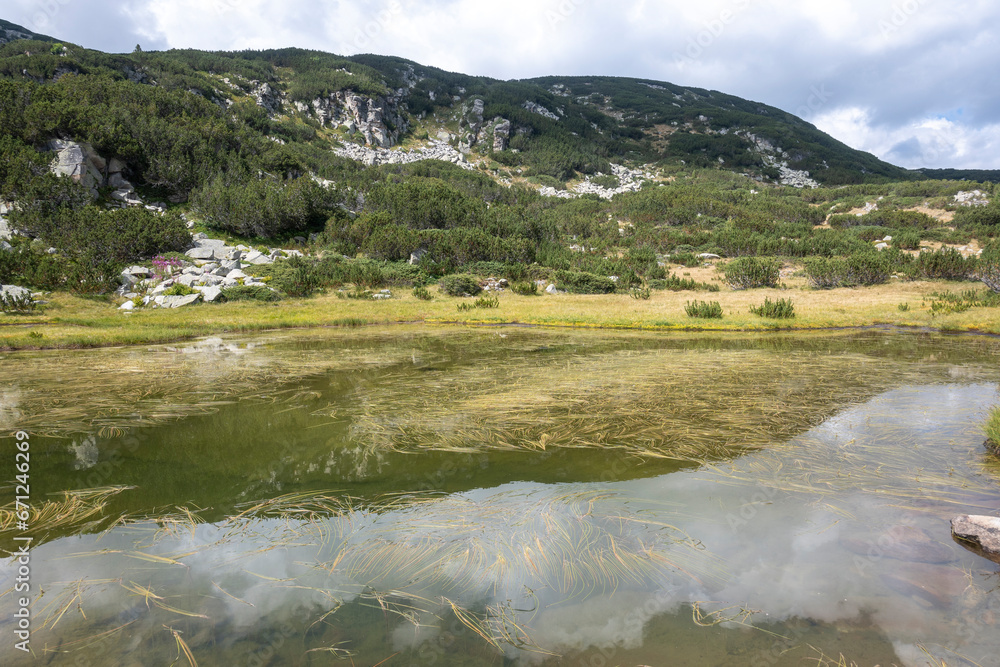 Landscape of The Fish Lakes, Rila mountain, Bulgaria