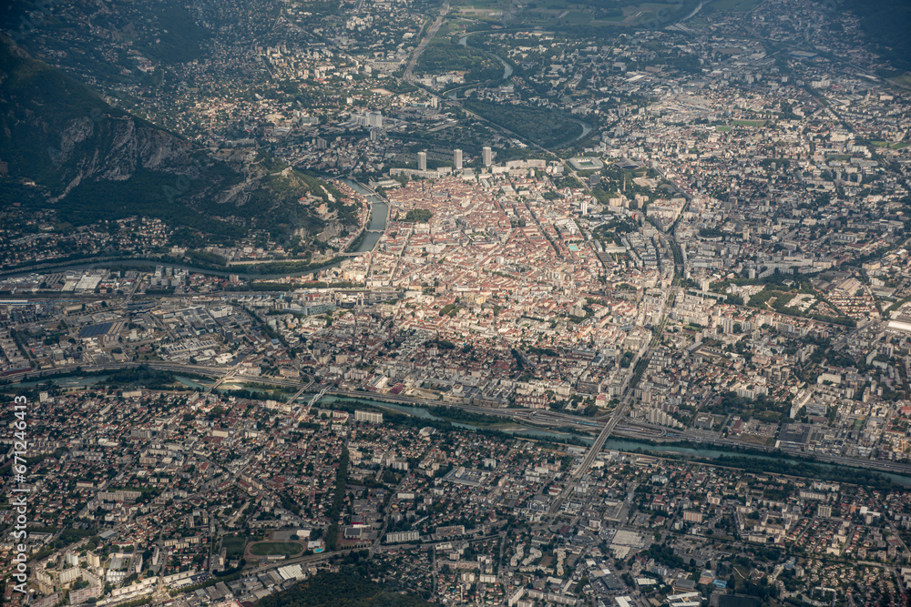 Luftbild Grenoble