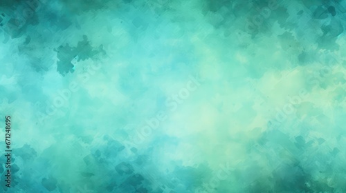 Abstract blue background pattern in grunge texture design blue green and turquoise colors in mottled grungy painted illustration 