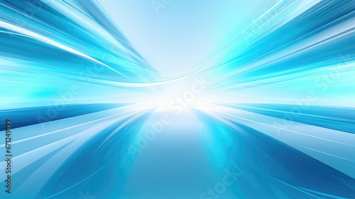 Abstract Light Blue Futuristic Background 
