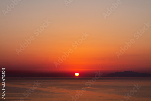 sunset on the sea © Massimo