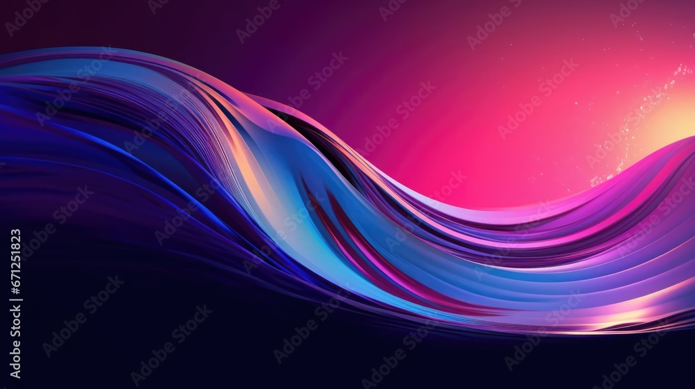 Big Neon Wave Background Big Neon Wave Background