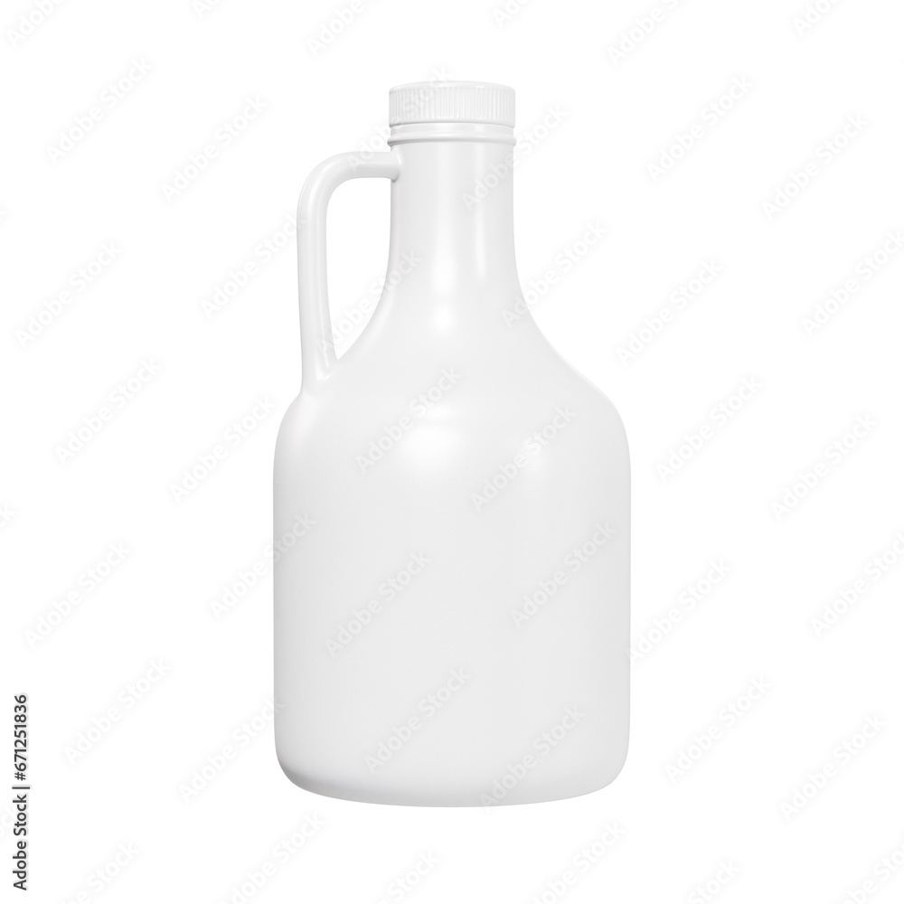 An image of a blank ceramic bottle isolated on a white background An image of a blank ceramic bottle isolated on a white background